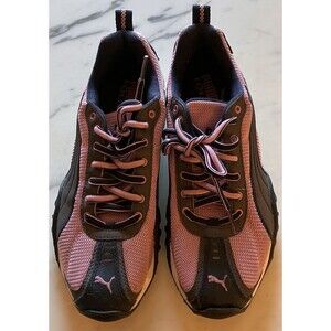 Puma 181376-11 Women's Cell Running Sneakers Shoes Pink & Gray Size 8 EUC